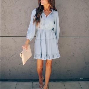“Persuasion Ruffle Tiered Dress” from Vici
